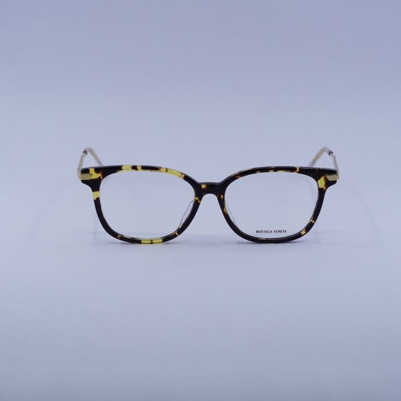 Bottega Veneta BV1074OA 002 Eyeglasses Havana/Gold 53mm Square Frame - Picture 4 of 11